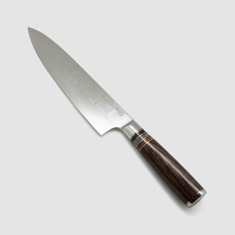 CUCHILLO DAMASCUS BROWN PAKKA WAYU LIMITED - 1