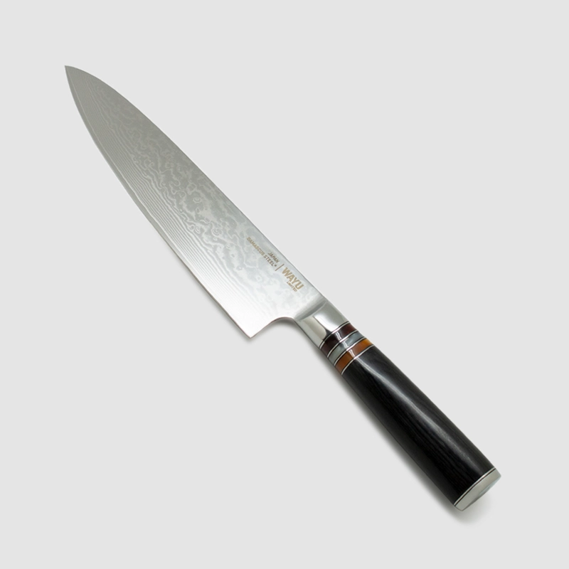 CUCHILLO DAMASCUS BLACK PAKKA WAYU LIMITED - 1