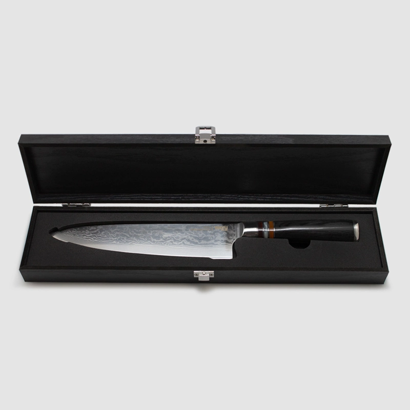 CUCHILLO DAMASCUS BLACK PAKKA WAYU LIMITED - 4