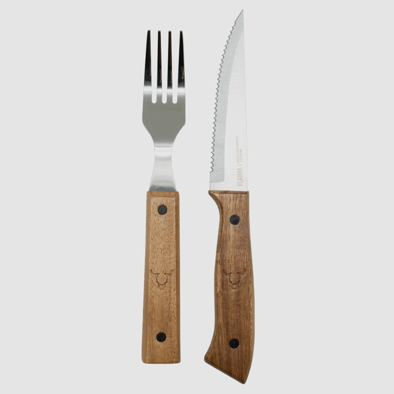 SET CUCHILLOS Y TENEDORES PRM 8 PCS WAYU - 2