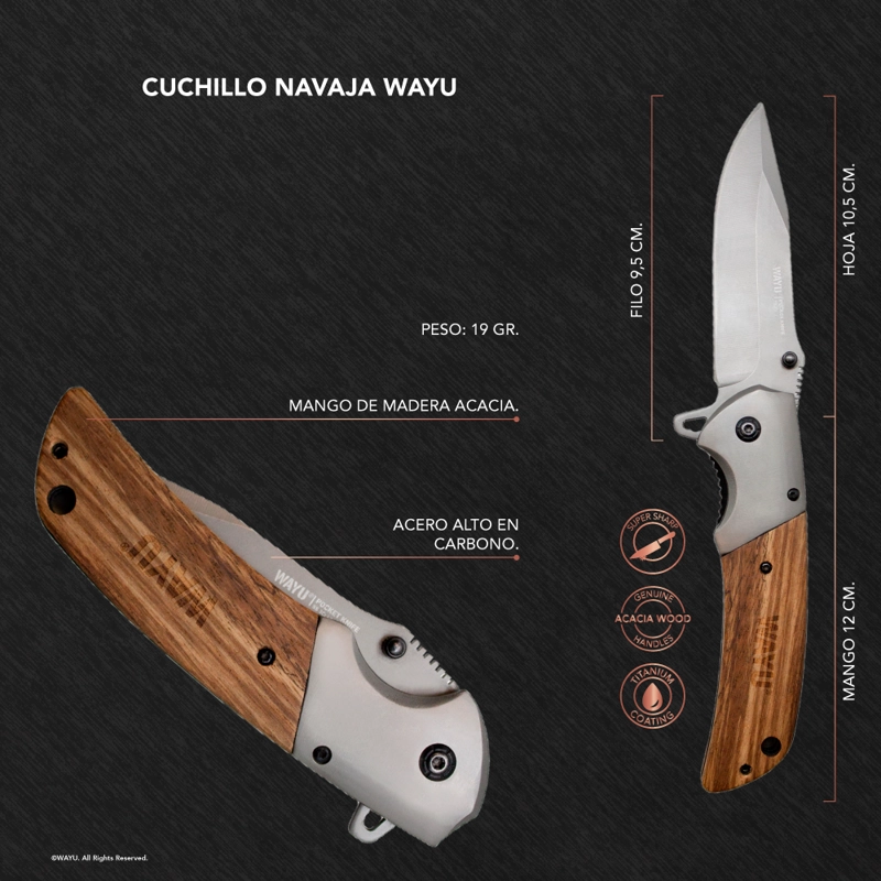 CUCHILLO NAVAJA WAYU - 3