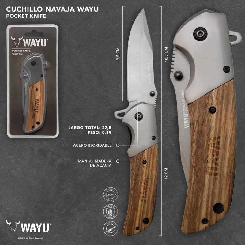 CUCHILLO NAVAJA WAYU - 5