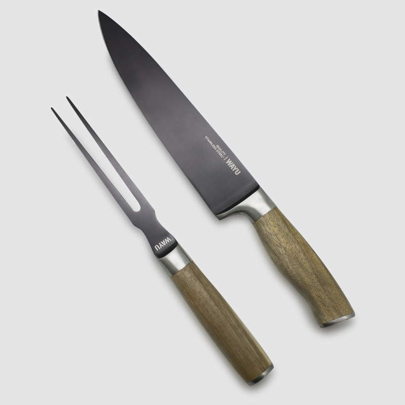 CUCHILLO + TENEDOR WAYU - 1