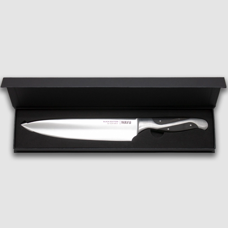 CUCHILLO CHEF 8 BLACK EDITION WAYU - 5