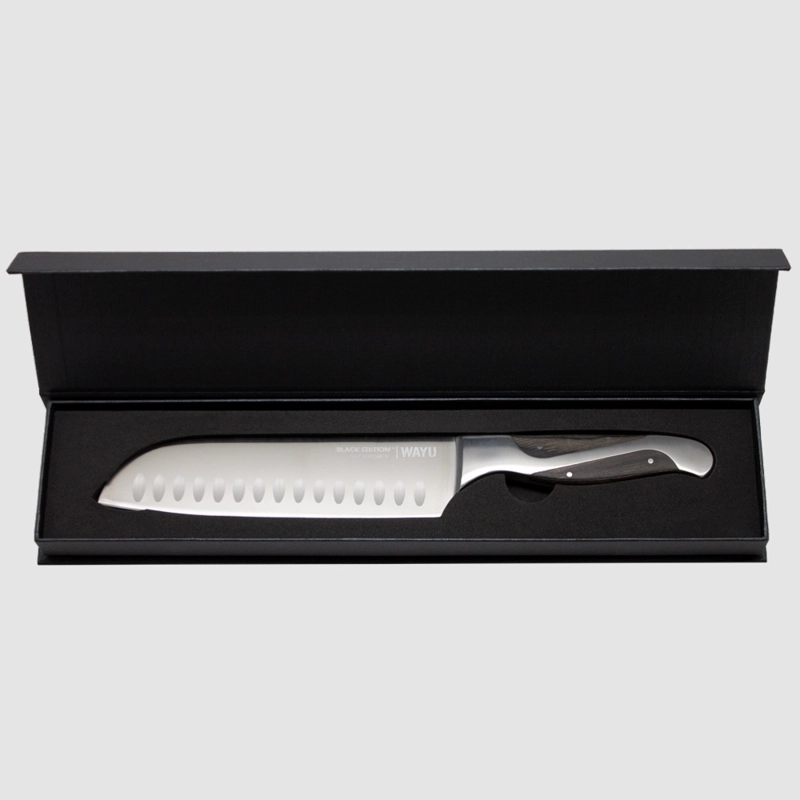 CUCHILLO SANTOKU BLACK EDITION WAYU - 4