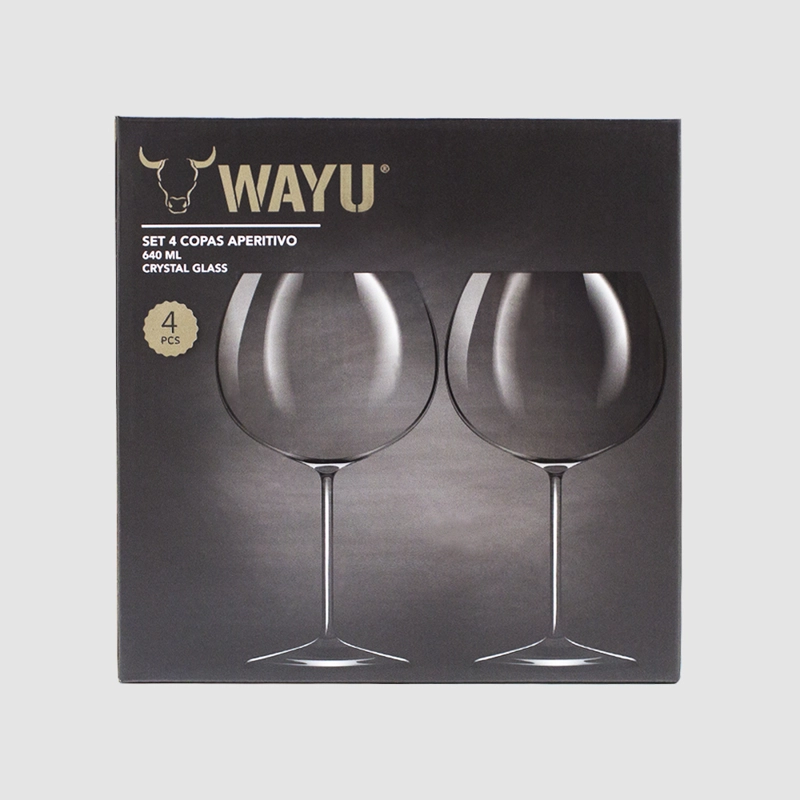 SET 4 COPAS CRISTAL APERITIVO WAYU - 3