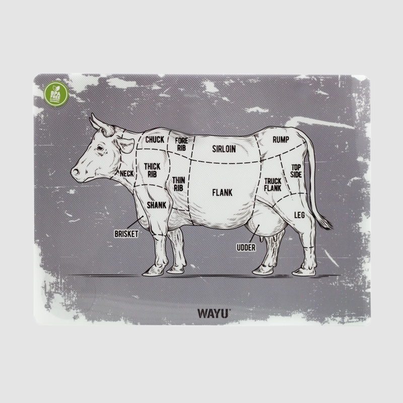 INDIVIDUAL WAYU PVC CORTES GREY - 1
