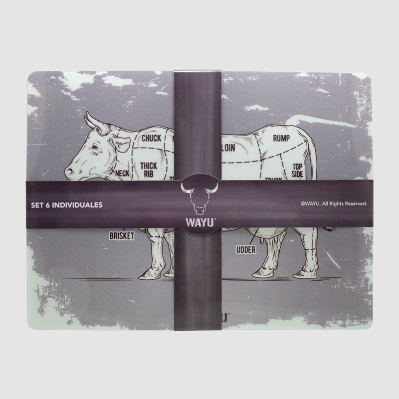 SET 6 INDIVIDUALES WAYU PVC - 3