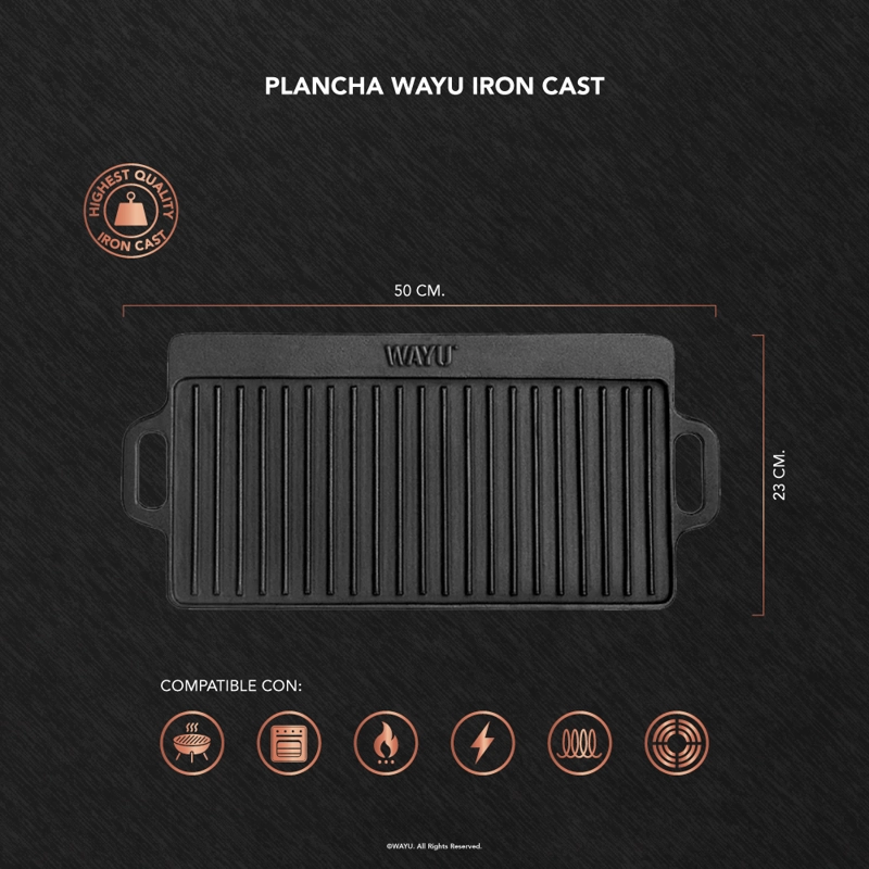 PLANCHA WAYU IRON CAST - 3