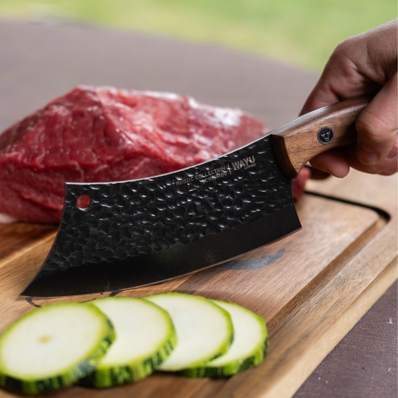 CUCHILLO CHOPPER CON FUNDA RUSTIC COLLECTION WAYU - 2