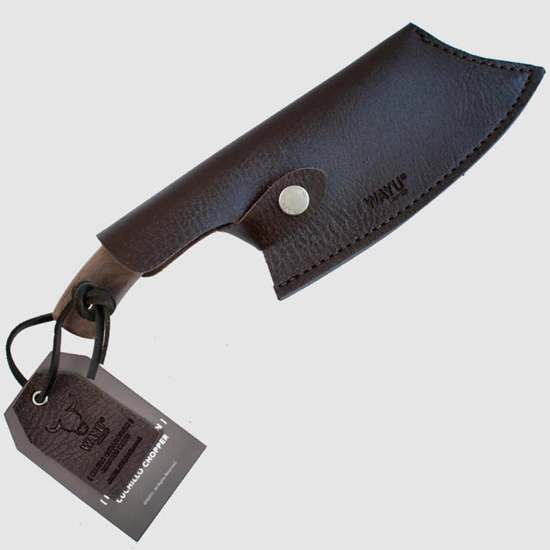 CUCHILLO CHOPPER CON FUNDA RUSTIC COLLECTION WAYU - 7
