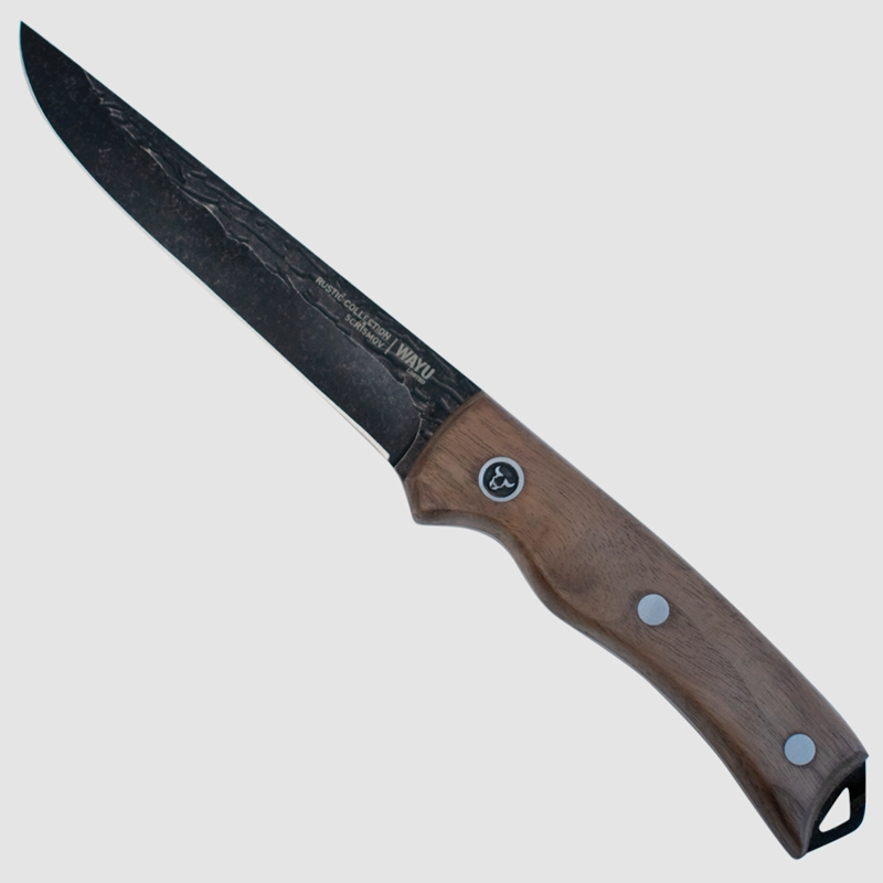 CUCHILLO UTILITY CON FUNDA RUSTIC COLLECTION WAYU - 1