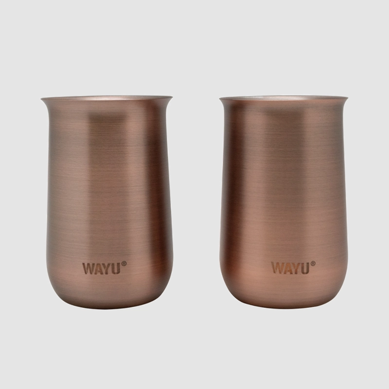 SET 2 VASOS APERITIVO COPPER LINE WAYU - 1