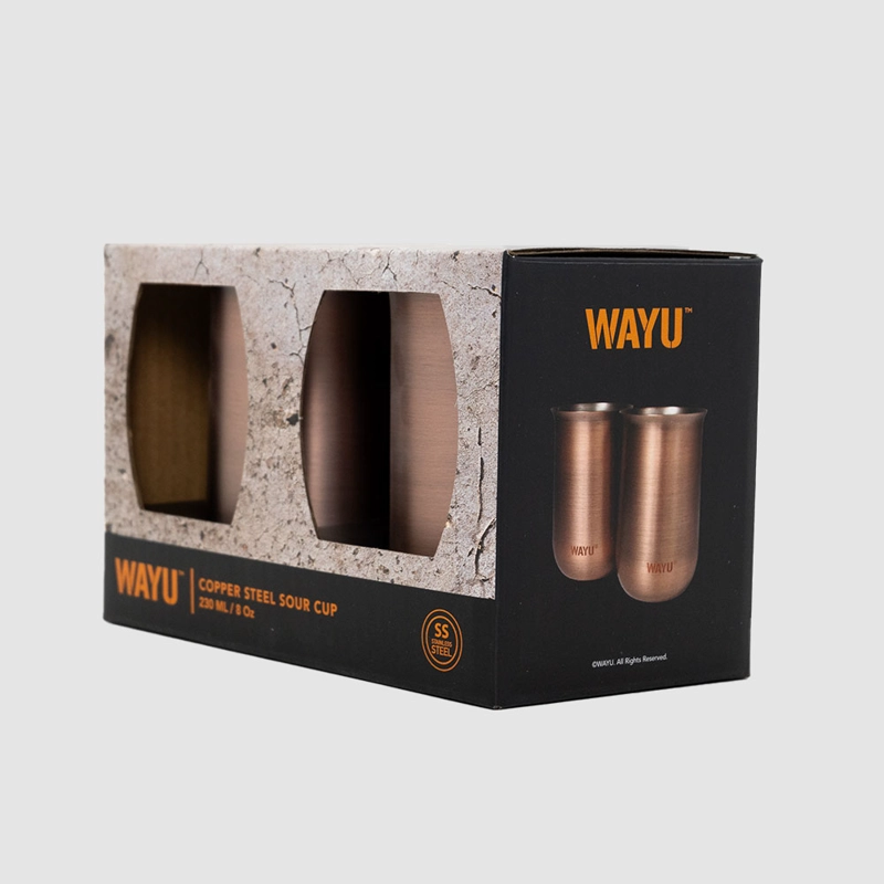 SET 2 VASOS APERITIVO COPPER LINE WAYU - 4