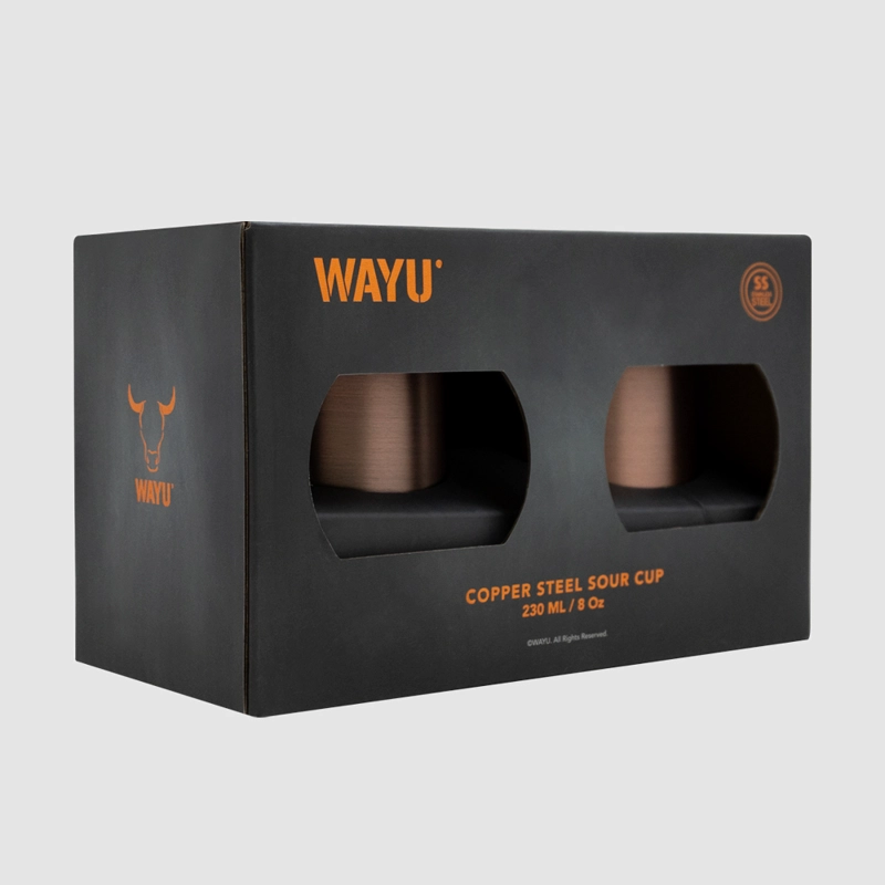 SET 2 VASOS APERITIVO COPPER LINE WAYU - 5