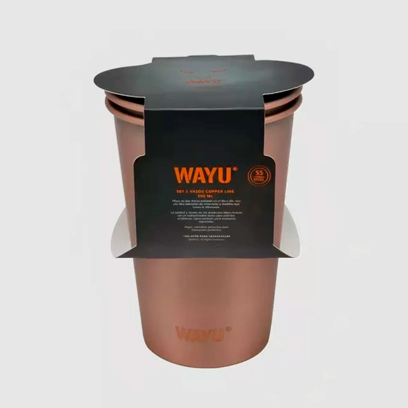 SET 2 VASOS 500 ML COPPER LINE WAYU - 2