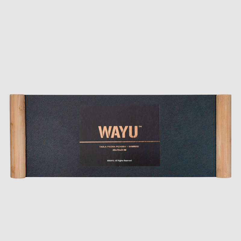 TABLA PIEDRA PIZARRA 40X15 CM WAYU - 3
