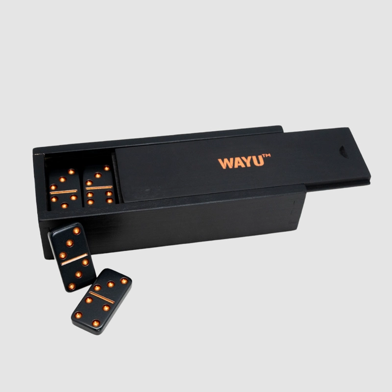 JUEGO DE DOMINO CAJA MADERA WAYU - 1