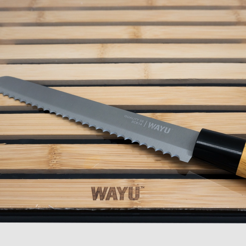 SET TABLA + CUCHILLO PARA PAN WAYU - 2
