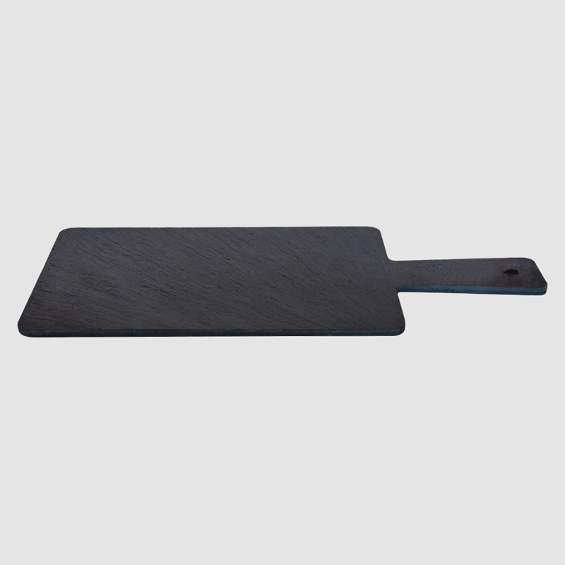 SET APERITIVO TABLA PIEDRA PIZARRA 28X14 CM WAYU - 2