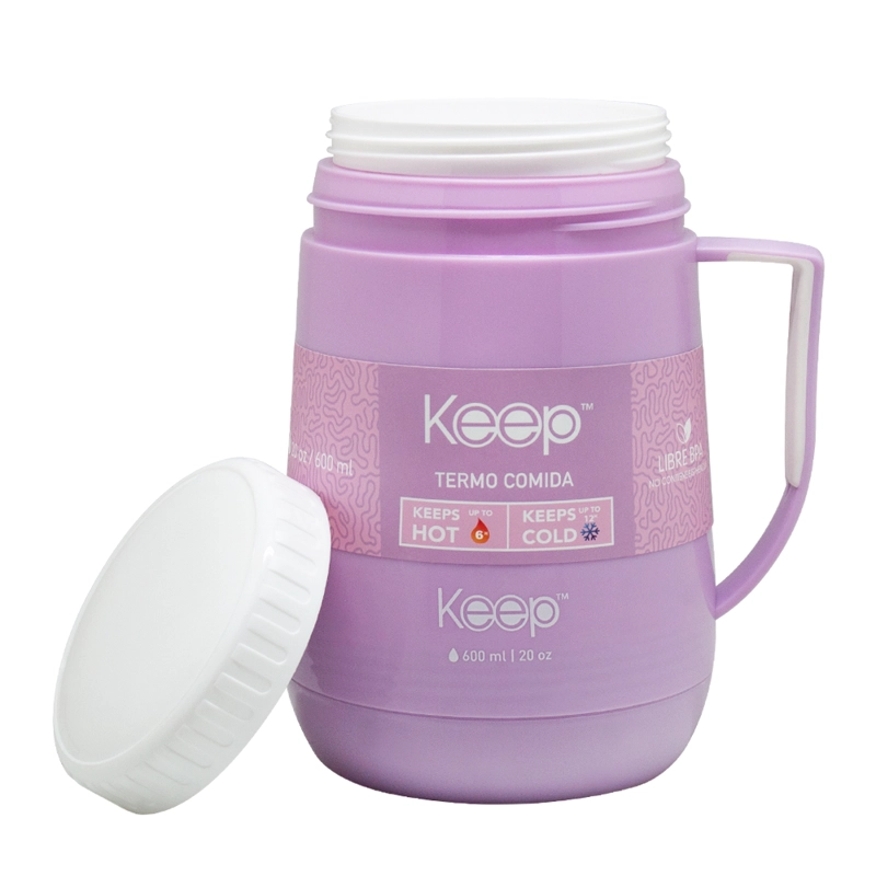 TERMO COMIDA PP KEEP 600 ML - LILA - 2