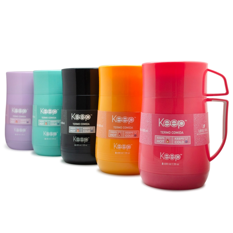 TERMO COMIDA PP KEEP 600 ML - LILA - 3