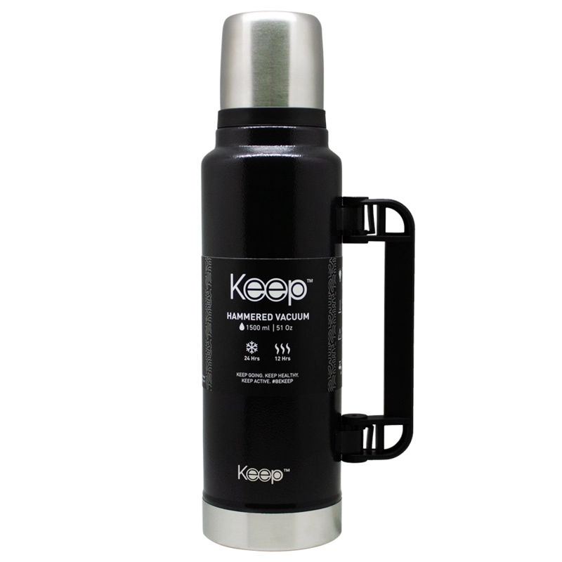 TERMO HAMMERED 1.5LTS KEEP - NEGRO - 1