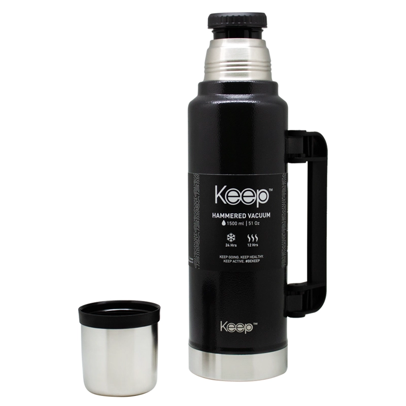 TERMO HAMMERED 1.5LTS KEEP - NEGRO - 5