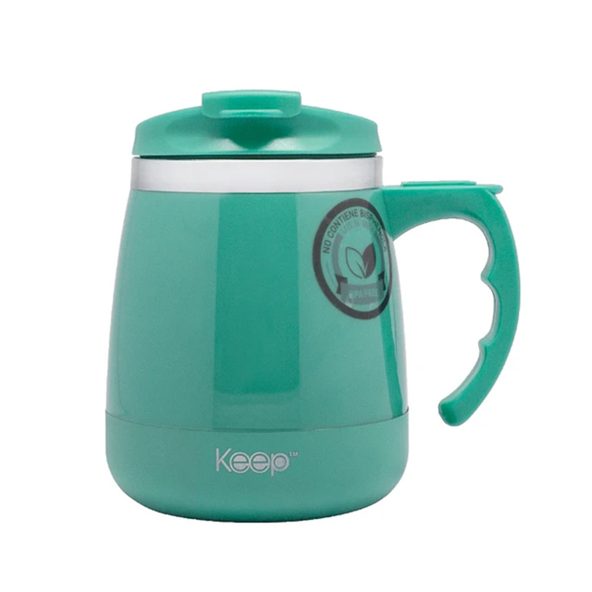 MUG TERMO OUTDOOR 400ML KEEP CELESTE - 1