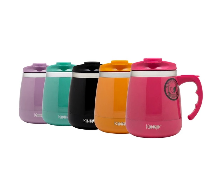 MUG TERMO OUTDOOR 400ML KEEP CELESTE - 2