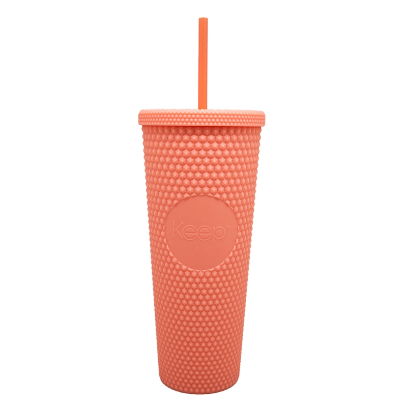 VASO TUMBLER VENTI BOMBILLA KEEP - CORAL - 1