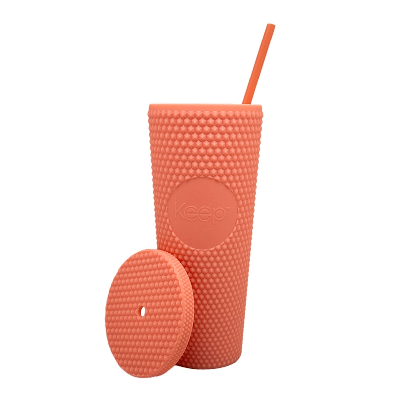 VASO TUMBLER VENTI BOMBILLA KEEP - CORAL - 2