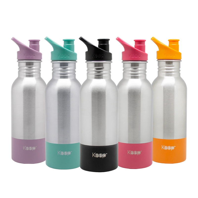 BOTELLA METALICA 600ML KEEP - ROSADA - 2