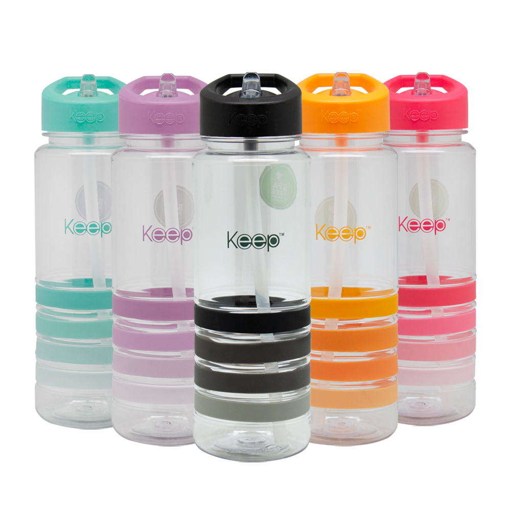 BOTELLA COLORES 750ML KEEP -CELESTE - 2