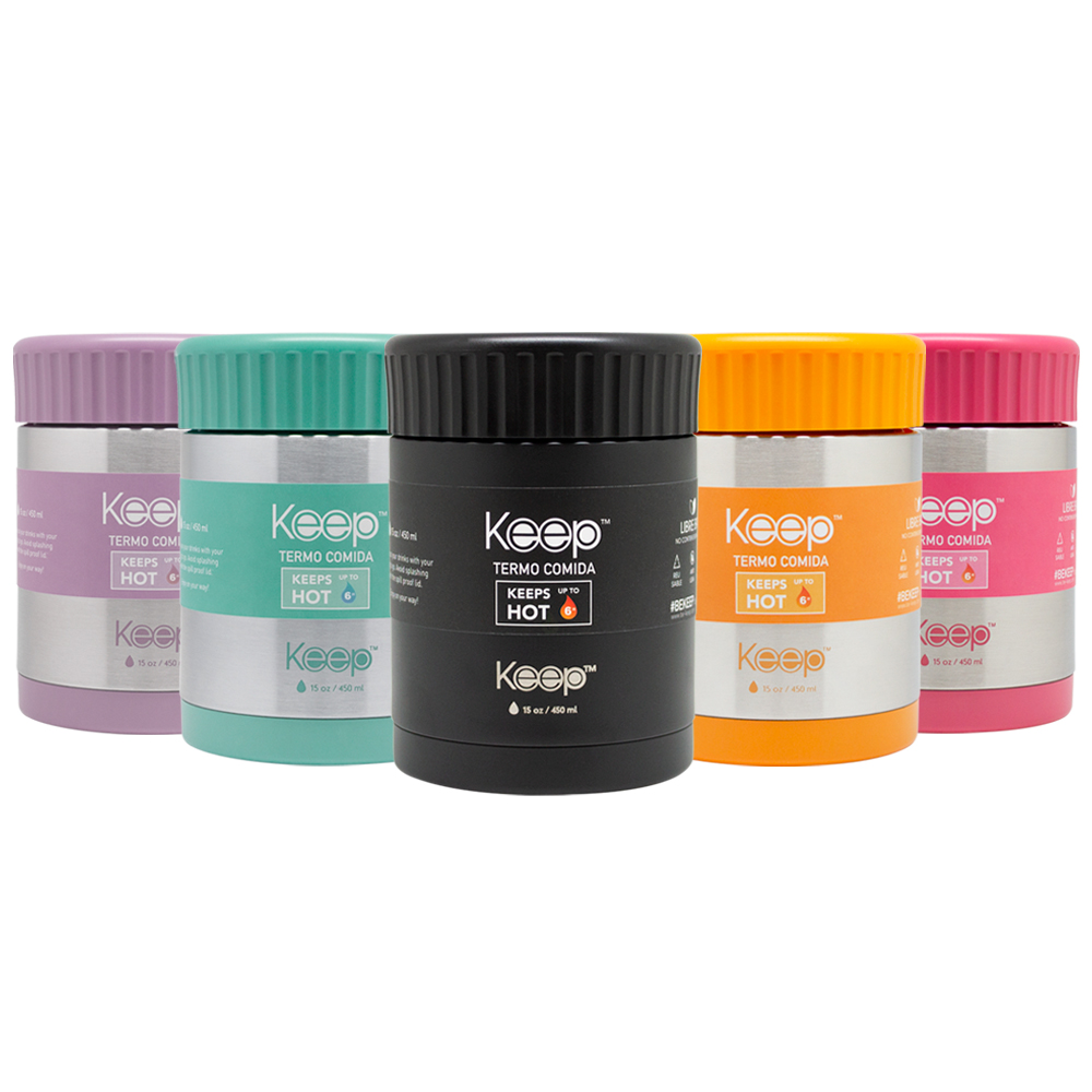 TERMO COMIDA COLORES 0.45L CELESTE - 3