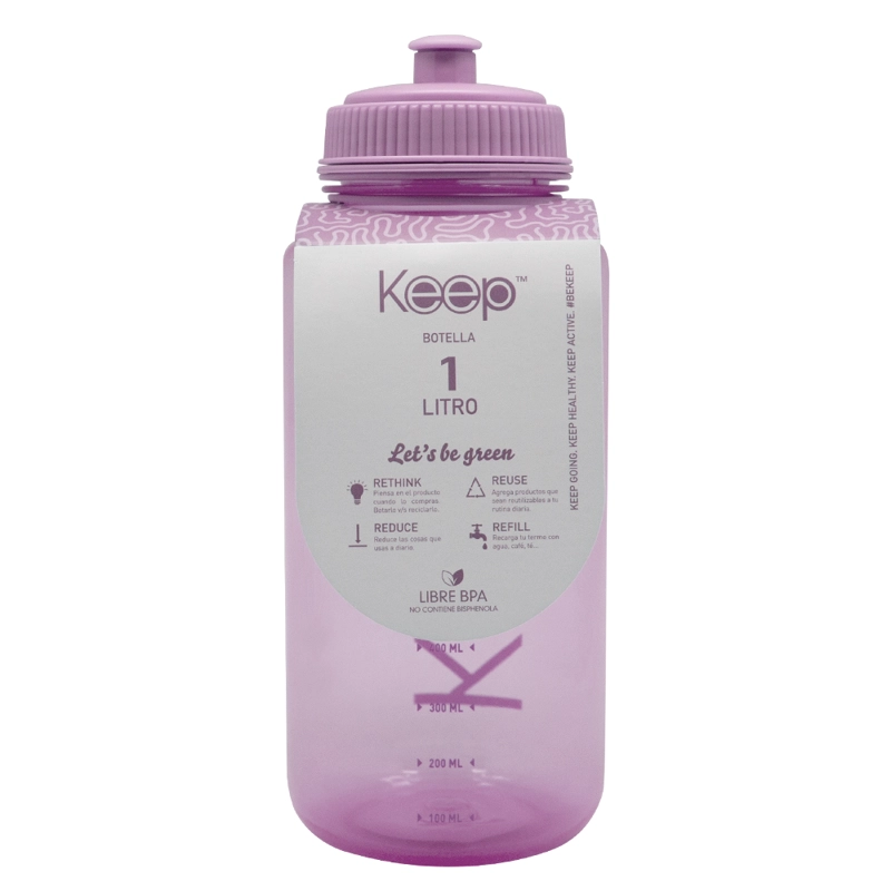 BOTELLA 1LT KEEP - LILA - 2