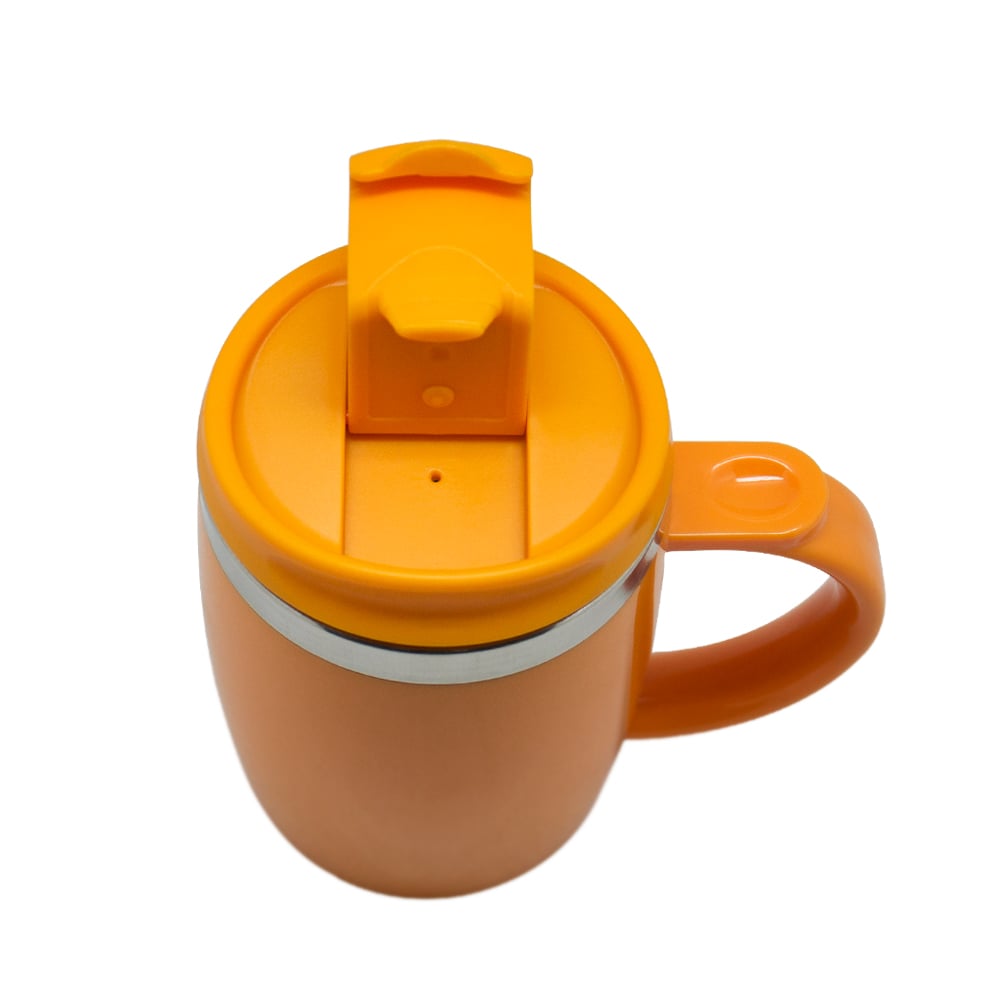 MUG TERMO KEEP COLORES 400 ML - NARANJA - 2