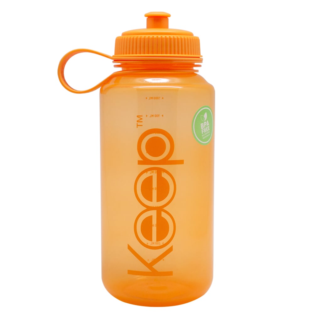 BOTELLA 1LT KEEP -NARANJA - 1