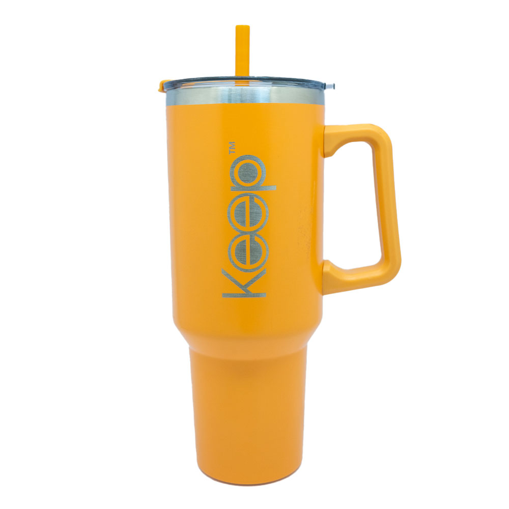MUG TERMICO 40 OZ KEEP -NARANJO - 1