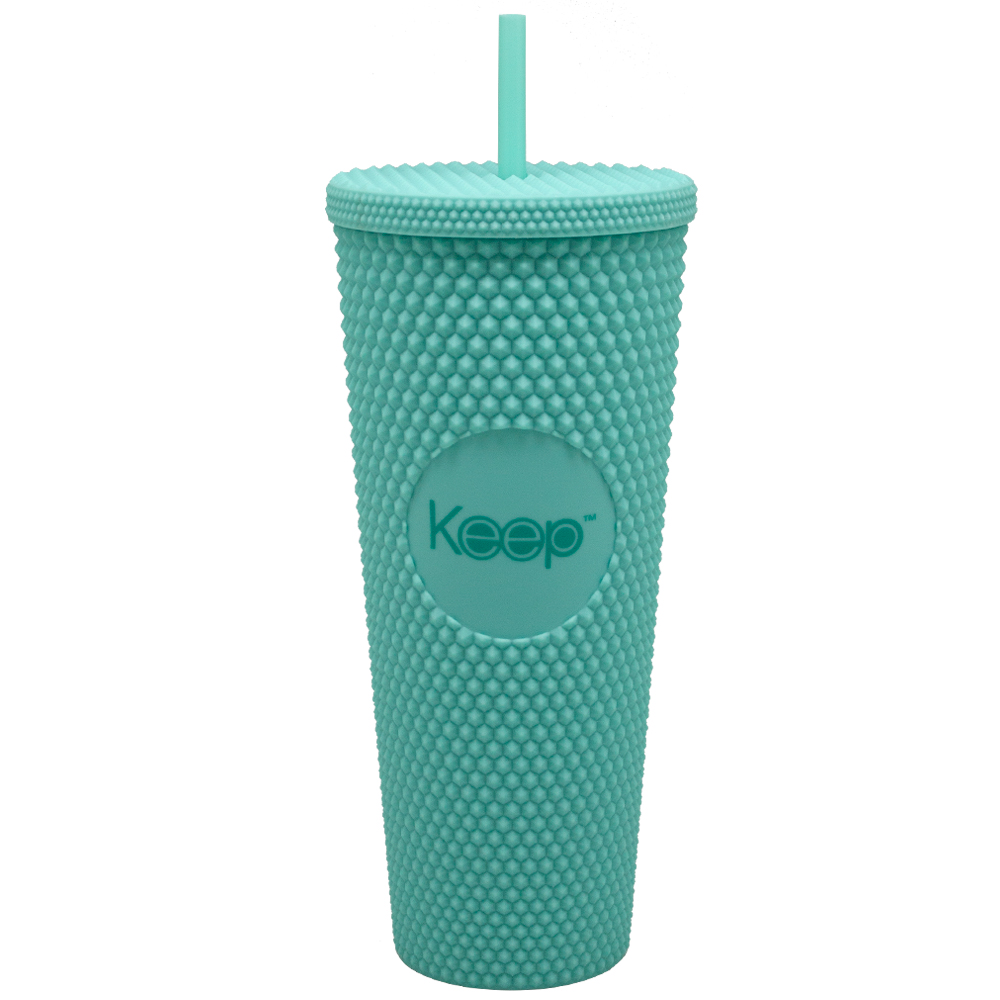 VASO TUMBLER VENTI BOMBILLA KEEP - CELESTE - 1