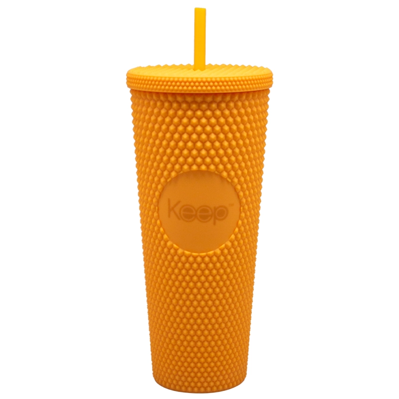 VASO TUMBLER VENTI BOMBILLA KEEP - NARANJA - 1
