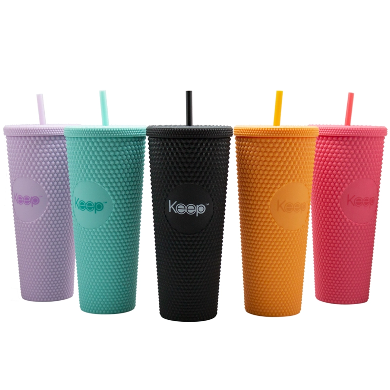 VASO TUMBLER VENTI BOMBILLA KEEP - NARANJA - 2