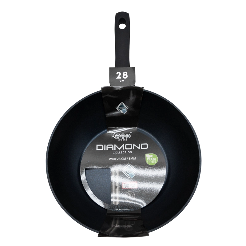 SARTEN WOK 28CM DIAMOND KEEP - 3