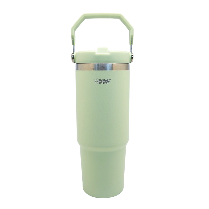 BOTELLA INSULADA CON MANGO 85O ML KEEP - PISTACHO - 1