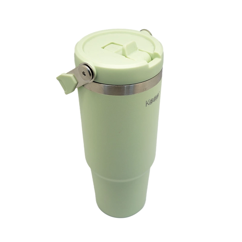 BOTELLA INSULADA CON MANGO 85O ML KEEP - PISTACHO - 3