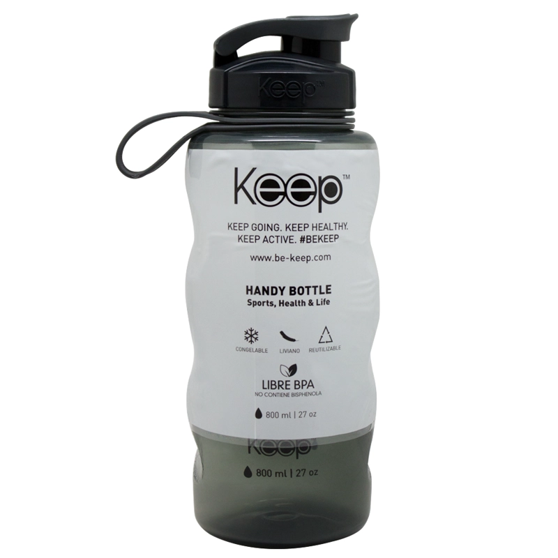 BOTELLA COLORES 800ML KEEP -NEGRO - 1
