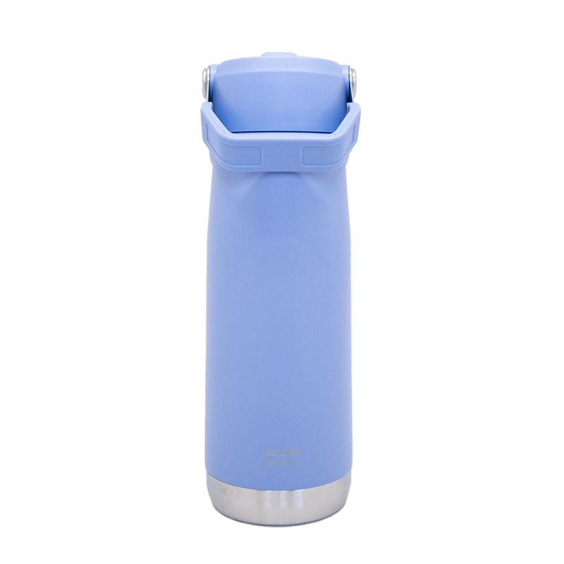 BOTELLA INSULADA CON MANGO 65O ML KEEP - LAVANDA - 4