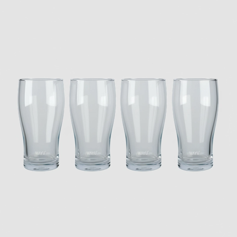 SET 4 BEER GLASS 570 ML WAYU - 1