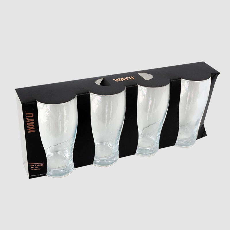 SET 4 BEER GLASS 570 ML WAYU - 5