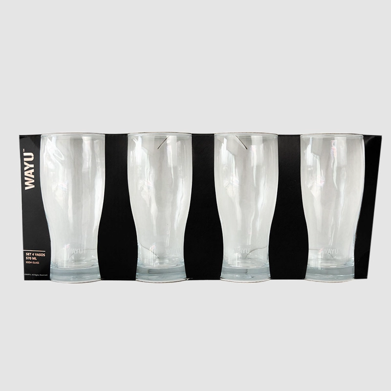 SET 4 BEER GLASS 570 ML WAYU - 6